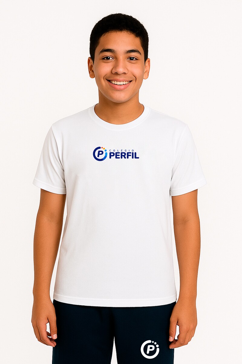 CAMISA TRAD ENS.MEDIO GOL CARECA 100%CO/BRANCO L.190 - PERFIL