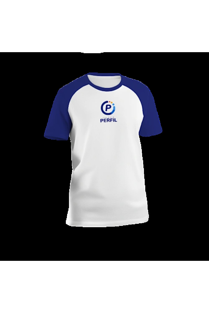 CAMISA TRAD ENS.FUNDAMENTAL GOL CARECA 100%CO/PV BRANCO/AZUL MARINHO L.189 - PERFIL